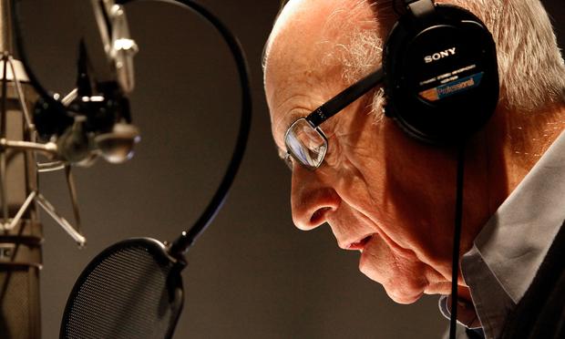 NPR's Carl Kasell delivers one of his last newscasts during Morning Edition on Dec. 30, 2009, in Washington, D.C. NPR's Carl Kasell delivers one of his last newscasts during Morning Edition on Dec. 30, 2009, in Washington, D.C.