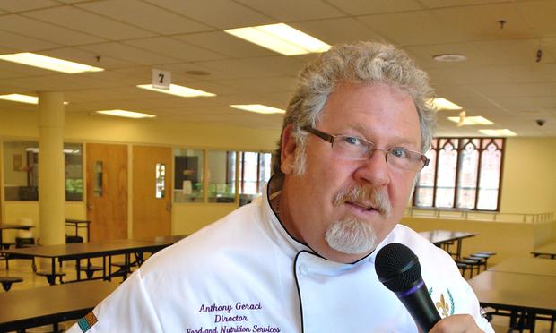 Chef Tony Geraci, who's featured in the documentary 'Cafeteria Man,' about his transformation of the school lunch program in Baltimore. Chef Tony Geraci, who's featured in the documentary 'Cafeteria Man,' about his transformation of the school lunch program in Baltimore.
