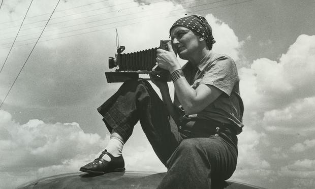 Dorothea Lange, 1937, as seen in “American Masters – Dorothea Lange: Grab a Hunk of Lightning.” Dorothea Lange, 1937, as seen in “American Masters – Dorothea Lange: Grab a Hunk of Lightning.”