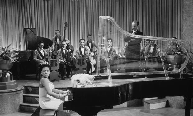 Jazz pianist Hazel Scott in a scene from director Irving Rapper's film 'Rhapsody In Blue.' Jazz pianist Hazel Scott in a scene from director Irving Rapper's film 'Rhapsody In Blue.'