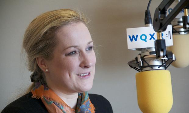 Diana Damrau at the WQXR studios Diana Damrau at the WQXR studios