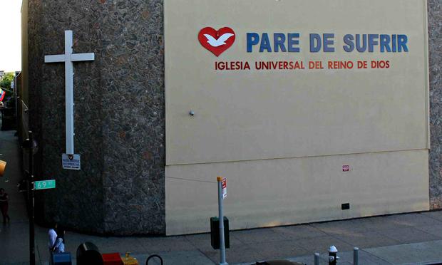 The Iglesia Universal del Reino de Dios’s central New York branch in Woodside, Queens