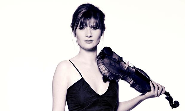 Violinist Lisa Batiashvili. Violinist Lisa Batiashvili.