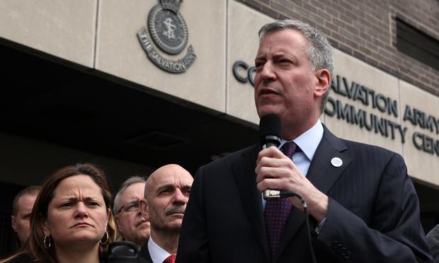 City Council Speaker Melissa Mark-Viverito at an event earlier this year with Mayor Bill DeBlasio. Mayor Bill de Blasio, City Council Speaker Melissa Mark-Viverito and Fire Commissioner Sal Cassano outside of a Salvation Army relief center in Harlem.