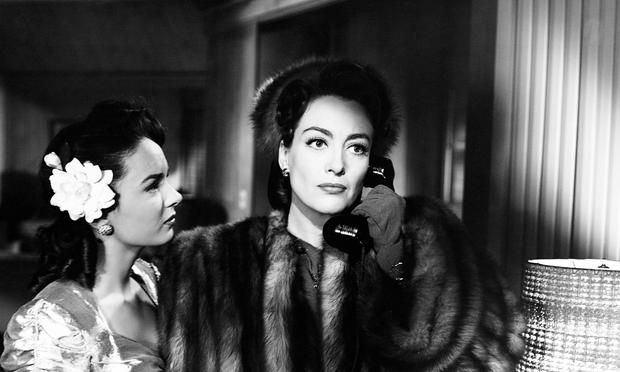 Joan Crawford in 'Mildred Pierce,' 1945. Joan Crawford slaves her way to success for her thankless child, Ann Blyth. Joan Crawford in 'Mildred Pierce'
