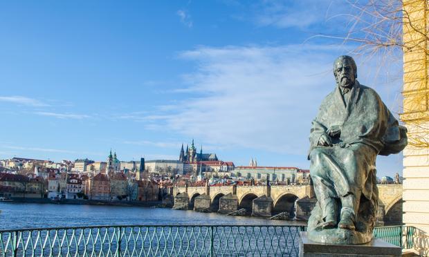 A statue of composer Bedřich Smetana in in Prague. A statue of composer Bedřich Smetana in in Prague.