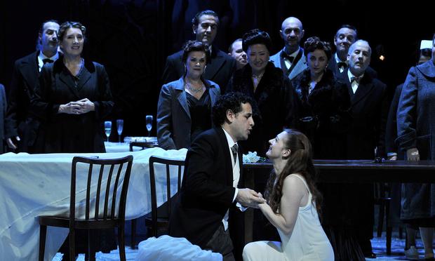 Juan Diego Flórez as Elvino and soprano Patrizia Ciofi as Amina in 'La Sonnambula.' Juan Diego Flórez as Elvino and soprano Patrizia Ciofi as Amina in 'La Sonnambula.'