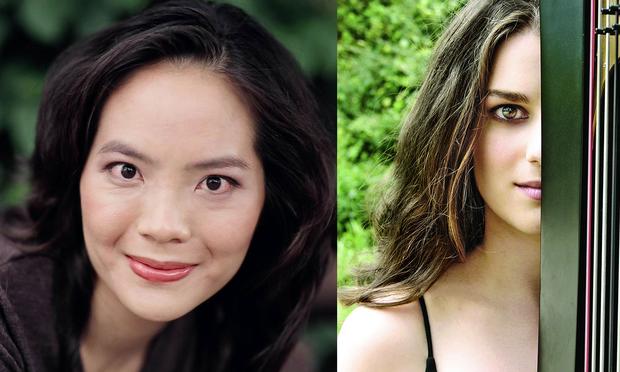 Composer Vivian Fung and Harpist Bridget Kibbey Composer Vivian Fung and Harpist Bridget Kibbey