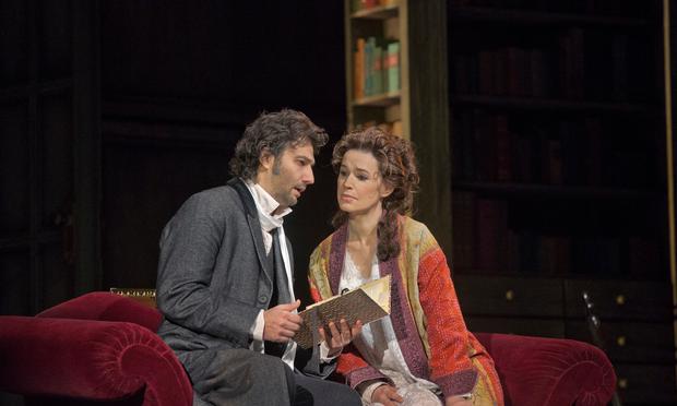 Jonas Kaufmann as Werther and Sophie Koch as Charlotte in Massenet's 'Werther' Jonas Kaufmann as Werther and Sophie Koch as Charlotte in Massenet's 'Werther'