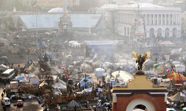The encampment in Kiev's Independence Square is fueling a revolution within Ukraine.