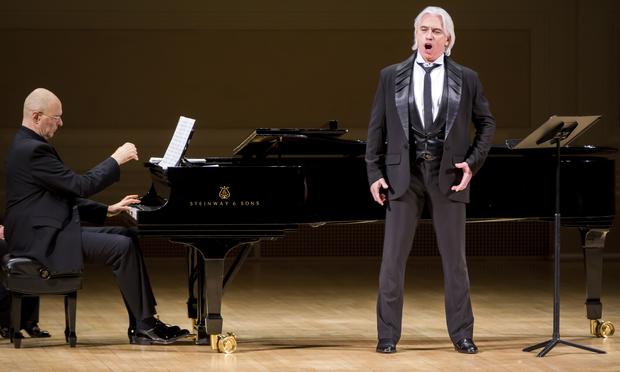 Dmitri Hvorostovsky performs at Carnegie Hall on Feb. 17, 2016.