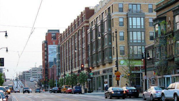 New residential buildings have sprouted up along H Street NE in recent years.