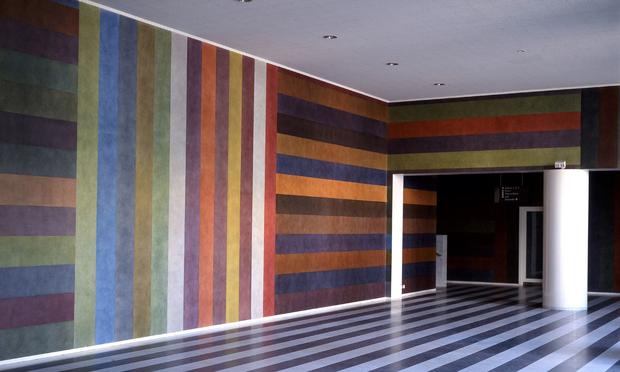 A scene from Chris Teerink’s documentary 'Sol LeWitt,' showing an installation by the Sol LeWitt. A scene from Chris Teerink’s documentary 'Sol LeWitt,' showing an installation by the Sol LeWitt.