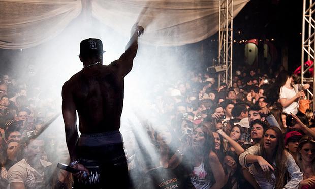 Ja Rule performing in 2010.