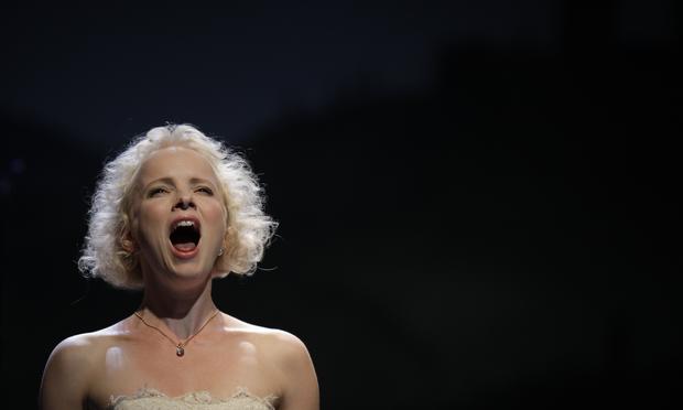 Soprano Kerstin Avemo as Juliet in Bellini's 'The Capulets and the Montagues' from the Göteborg Opera in Sweden. Soprano Kerstin Avemo as Juliet in Bellini's 'The Capulets and the Montagues' from the Göteborg Opera in Sweden.