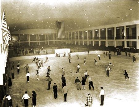 Skating rink at Flushing Meadow Park.