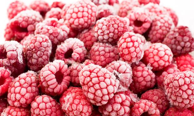 Raspberries and other summer fruits and vegetables can be frozen to preserve them. Frozen raspberries