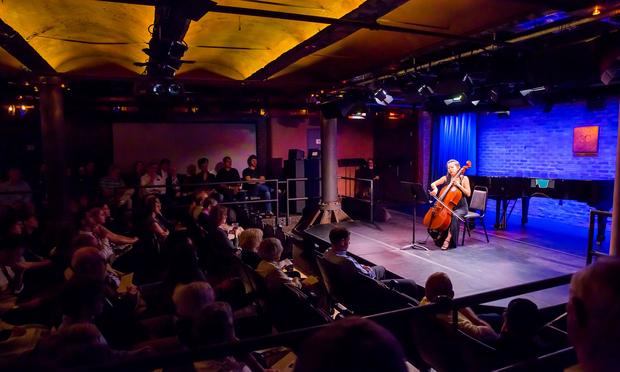 Cellist Sumire Kudo at the NY Phil Biennial concert at SubCulture Cellist Sumire Kudo at the NY Phil Biennial concert at SubCulture