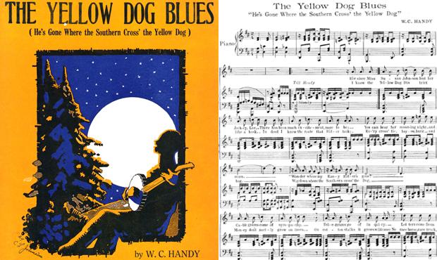 Sheet music for The Yellow Dog Blues by W.C. Handy