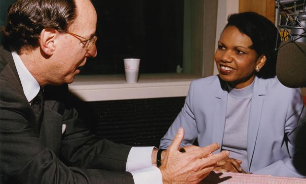 Condoleezza Rice with Mad About Music host Gilbert Kaplan. Condoleezza Rice with Mad About Music host Gilbert Kaplan.