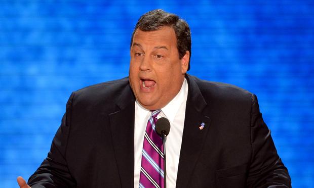 New Jersey Governor Chris Christie speaks at the Tampa Bay Times Forum in Tampa, Florida, on August 28, 2012 during the Republican National Convention.