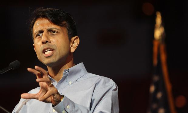 Louisiana Governor Bobby Jindal speaks at the Rally for Economic Survival at the Cajundome on July 21, 2010 in Lafayette, Louisiana.