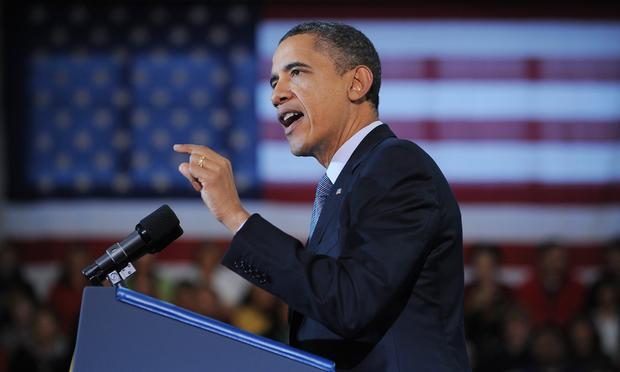 President Obama speaks on the economy in Osawatomie, Kansas. President Barack Obama speaks on the economy and an extension of the payroll tax cut at Osawatomie High School December 6, 2011 in Osawatomie, Kansas.
