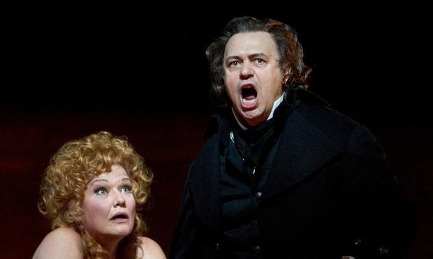 Karita Mattila and Vladimir Galouzine in The Queen of Spades Karita Mattila and Vladimir Galouzine in The Queen of Spades
