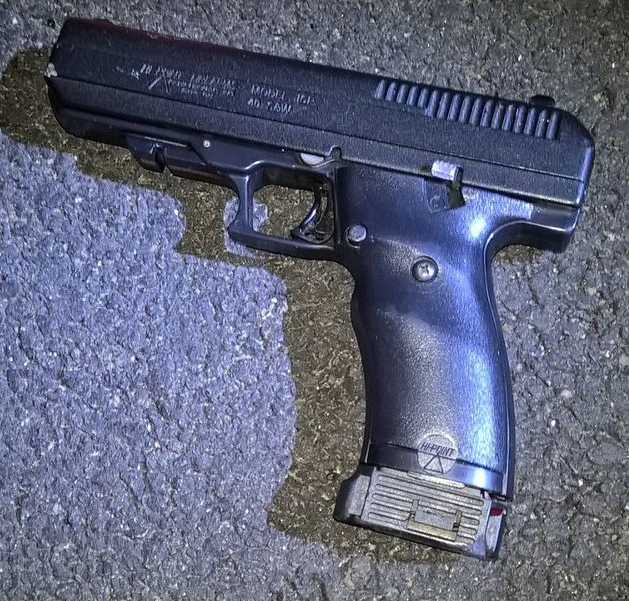 A photo provided by the NYPD of a .40 caliber handgun that was recovered from the scene of a police involved shooting that left George Tillman, 32, dead in Queens.