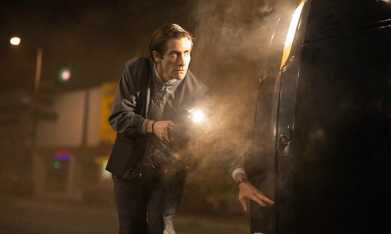 Jake Gyllenhaal in <em>Nightcrawler</em>, written and directed by Dan Gilroy