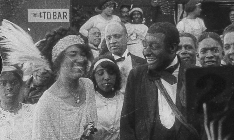 Odessa Warren Grey and Bert Williams in 1913's <em>Bert Williams Lime Kiln Field Day Project</em>