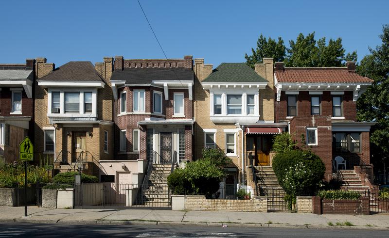 Houses in Astoria, Queens.