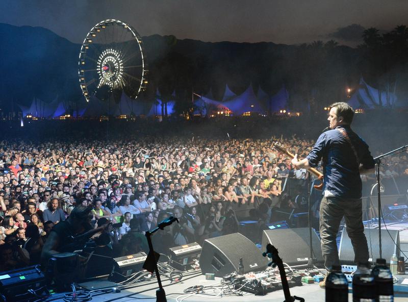 Musician Isaac Brock of Modest Mouse performs onstage during day 1 of the 2013 Coachella Valley Music & Arts Festival at the Empire Polo Club on April 12, 2013 in Indio, California.