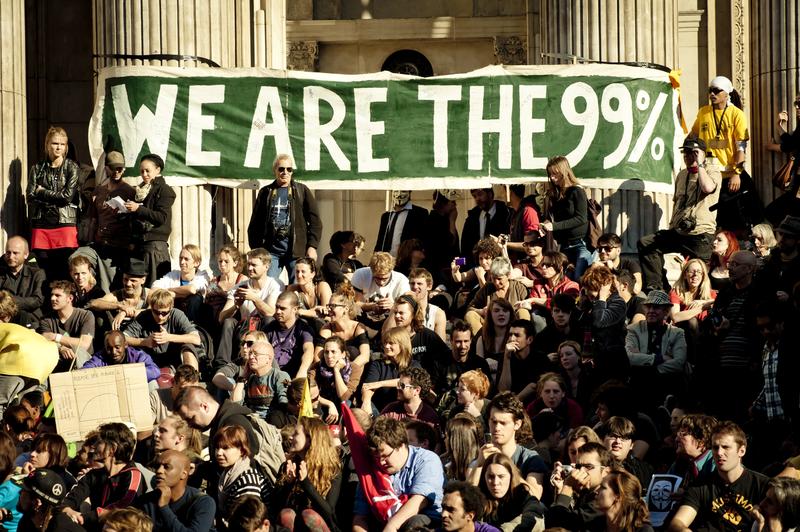 Occupy London protest. October 15, 2011.