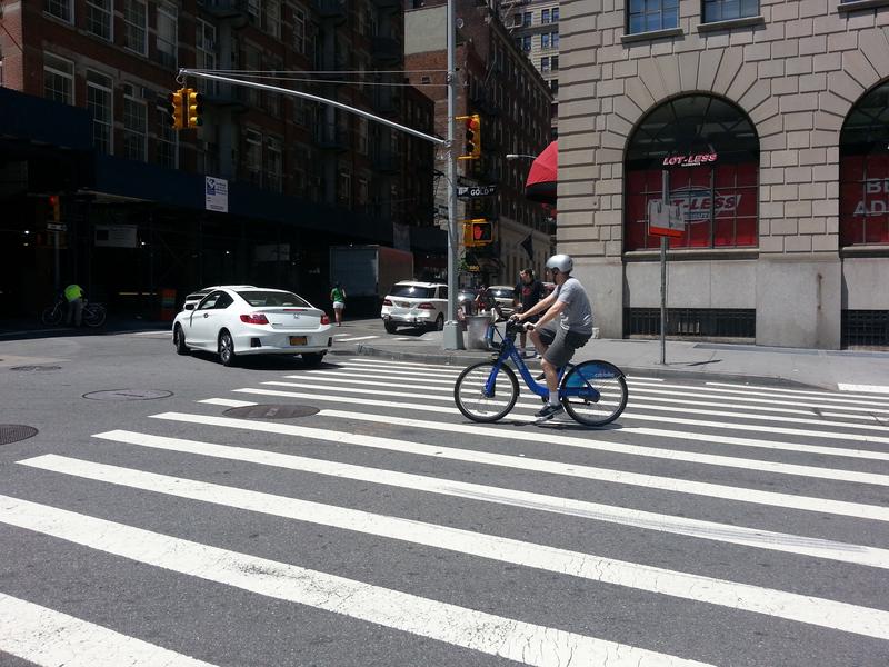 Citi Bike rider