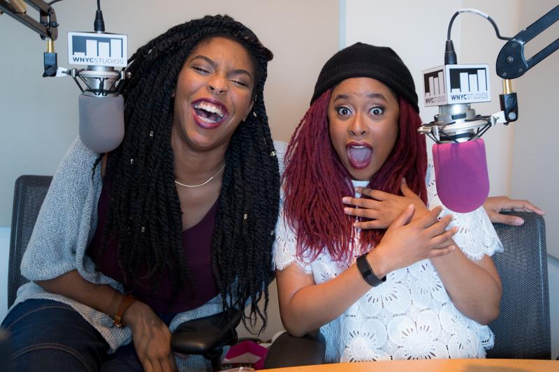 Jessica Williams, left, and Phoebe Robinson are hosts of the '2 Dope Queens' podcast