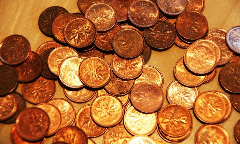 Canadian pennies