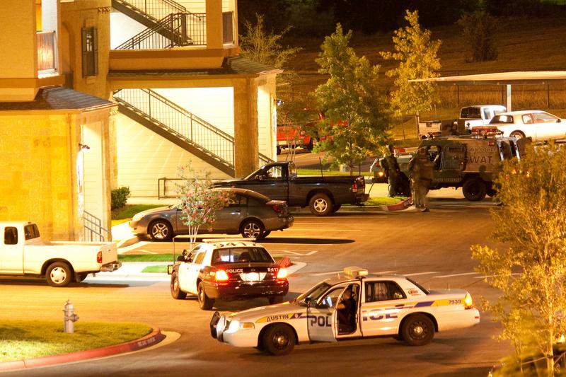 A police raid in Austin, Texas