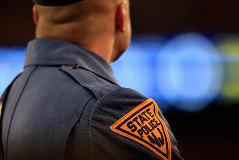 A New Jersey State Police trooper.