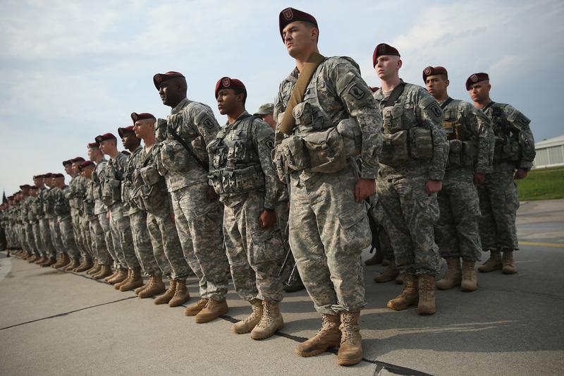 U.S. Army 173rd Airborne Brigade at a Polish air force base