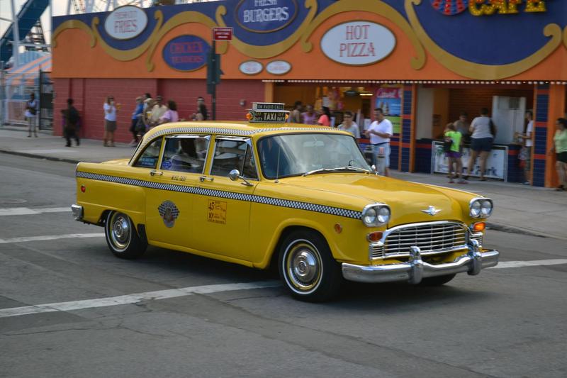 A Checker cab