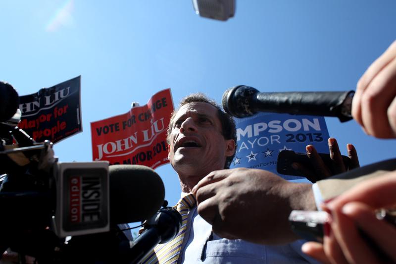 Mayoral candidate Anthony Weiner