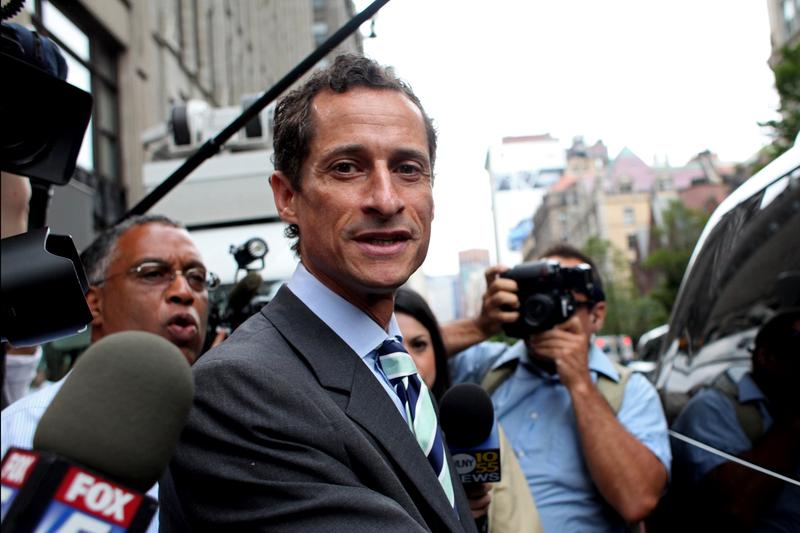 Mayoral candidate Anthony Weiner.