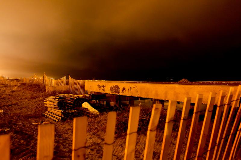 On Rockaway Beach Boulevard 17 buildings burned down during Sandy. In February most of the debris from the fire has been removed.