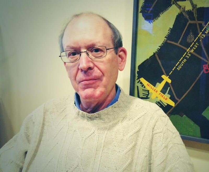 Longtime New York Times reporter and columnist Clyde Haberman in the WNYC green room.