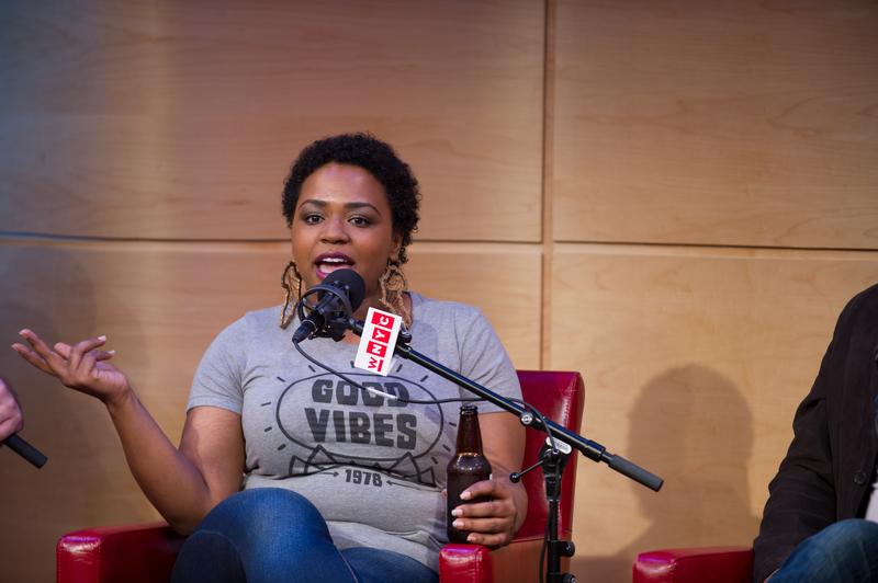 The Read's Crissle West talks comedy during a taping of Micropolis Live: Funny or Racist?
