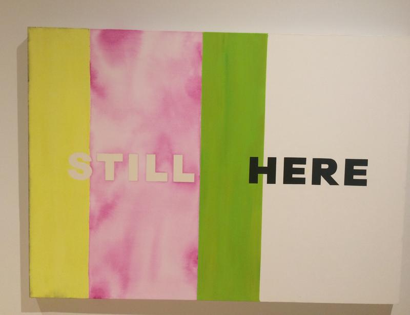 Deborah Kass 'Still Here,' from 2007 now on view at the Bronx Museum of the Arts.
