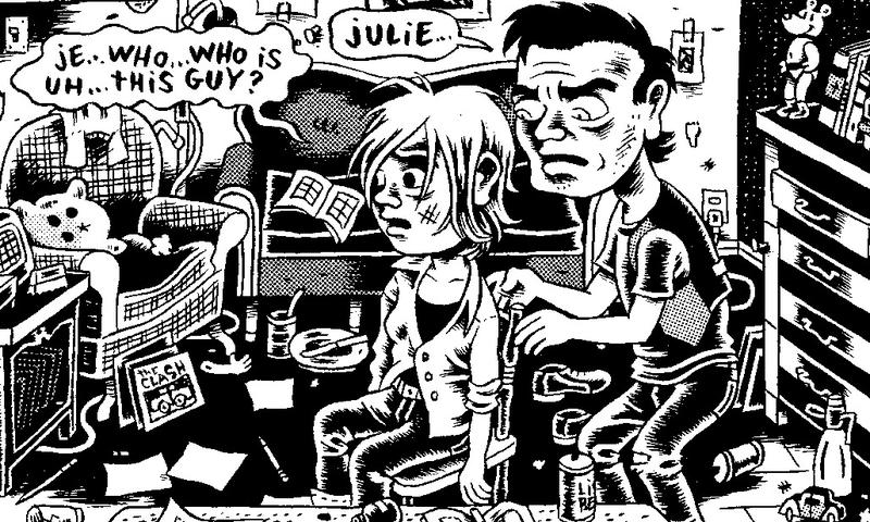 Detail of a panel from “My New York Diary”