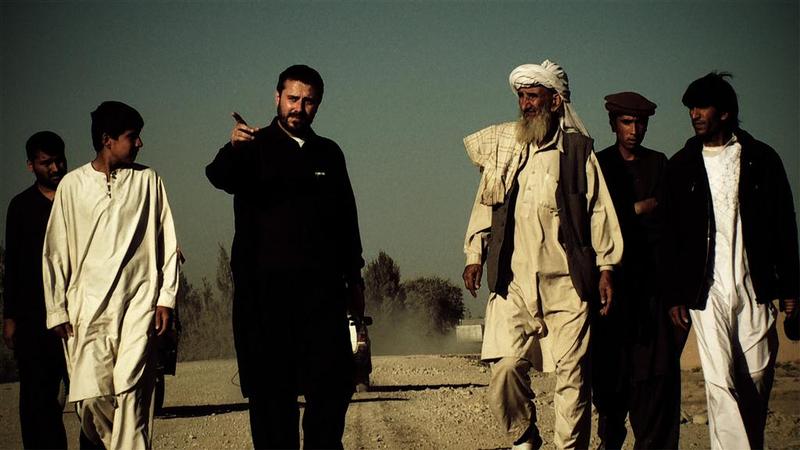 Jeremy Scahill in Afghanistan. Photo by Richard Rowley. From the film "Dirty Wars"