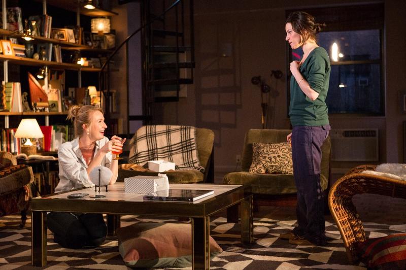 (L-R) Halley Feiffer and Susan Pourfar in Atlantic Theater Company's world premier of "Women or Nothing" by Ethan Coen